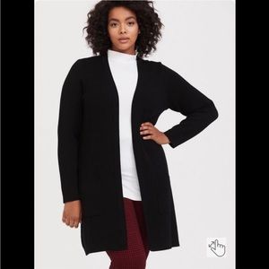 Torrid Black Cardigan Sweater